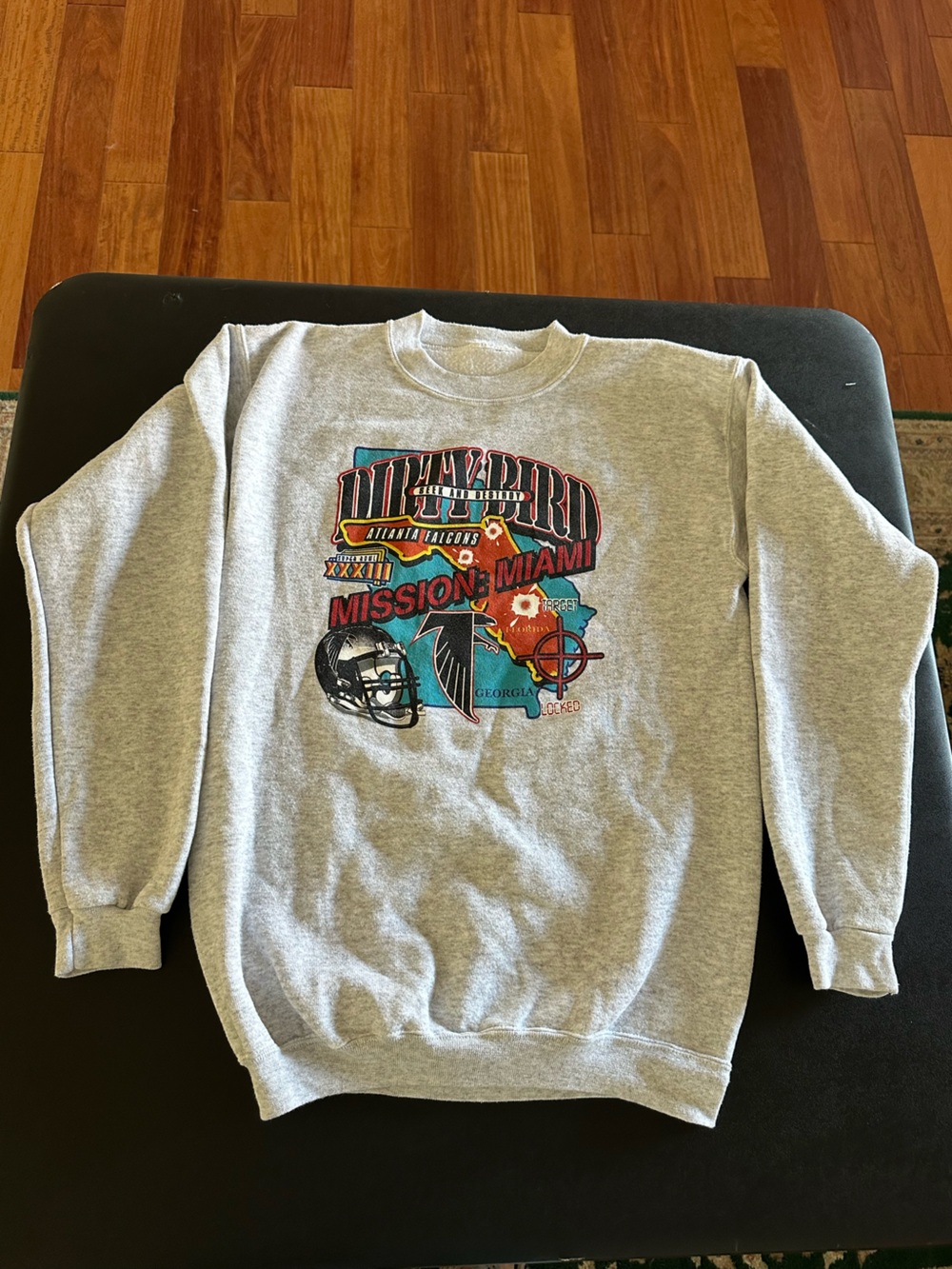 Vtg Atlanta Falcons NFL Crewneck Pullover Super Bowl XXXIII Men’s Medium